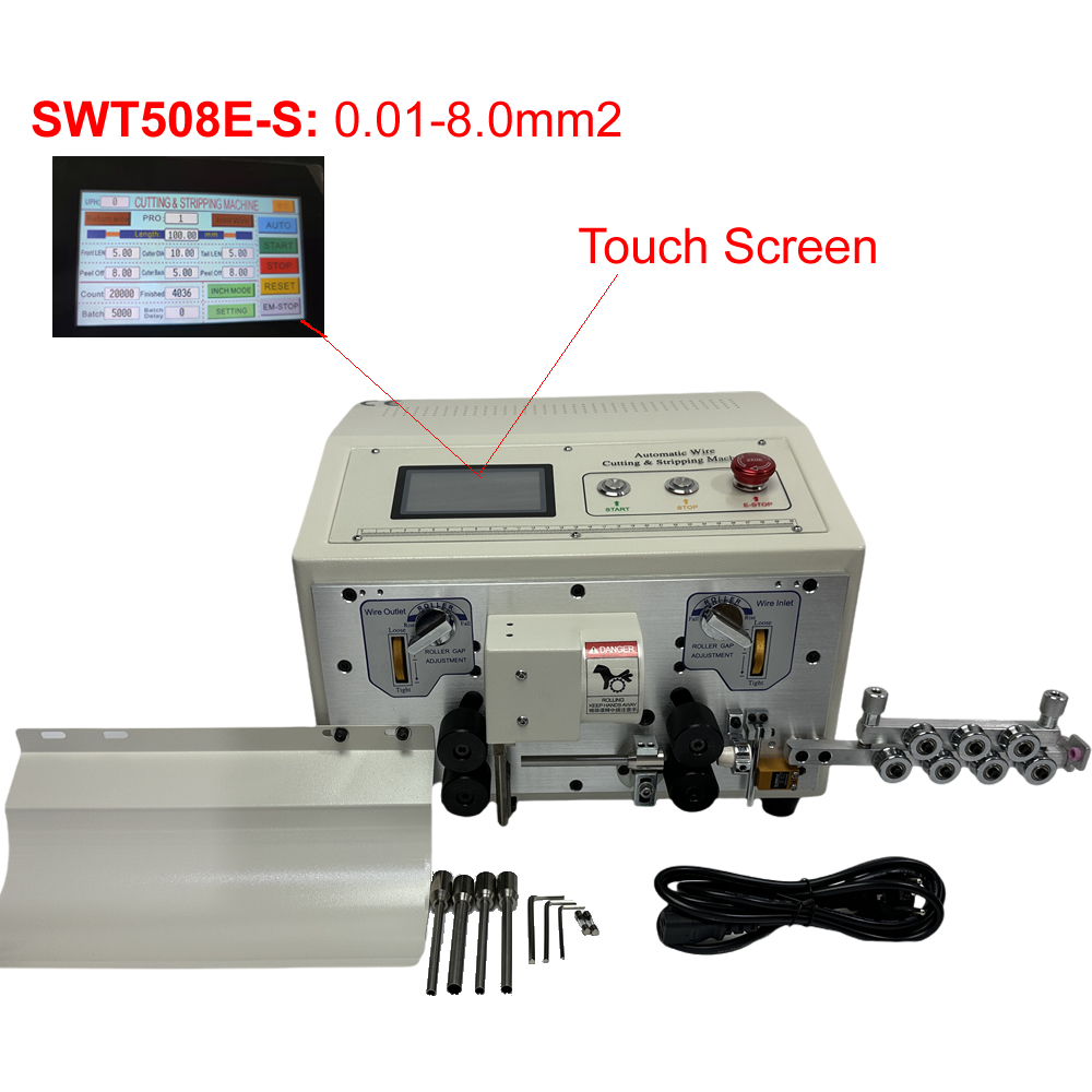 Automatic Wire Stripper Cutter - 0.1-8.0mm2 SWT508E Automatic Adjustable Wire Stripping