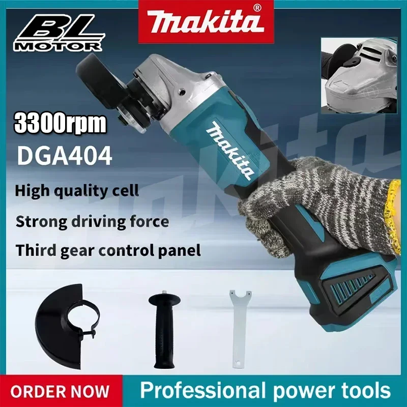 Brushless Angle Grinder Battery Powered - 2026 Makita DGA404 125mm Angle Grinder
