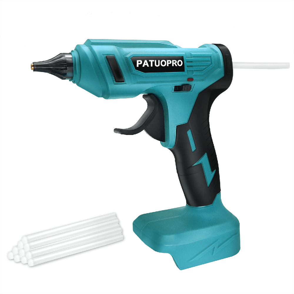 Hot Melt Glue Gun Cordless - PATUOPRO Cordless Electric Hot Melt Glue