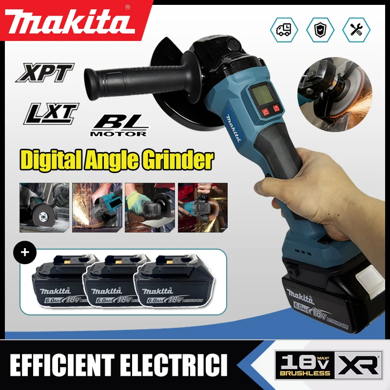 Makita Brushless Digital Displ - Brushless Angle Grinder Battery Powered 评论和价格