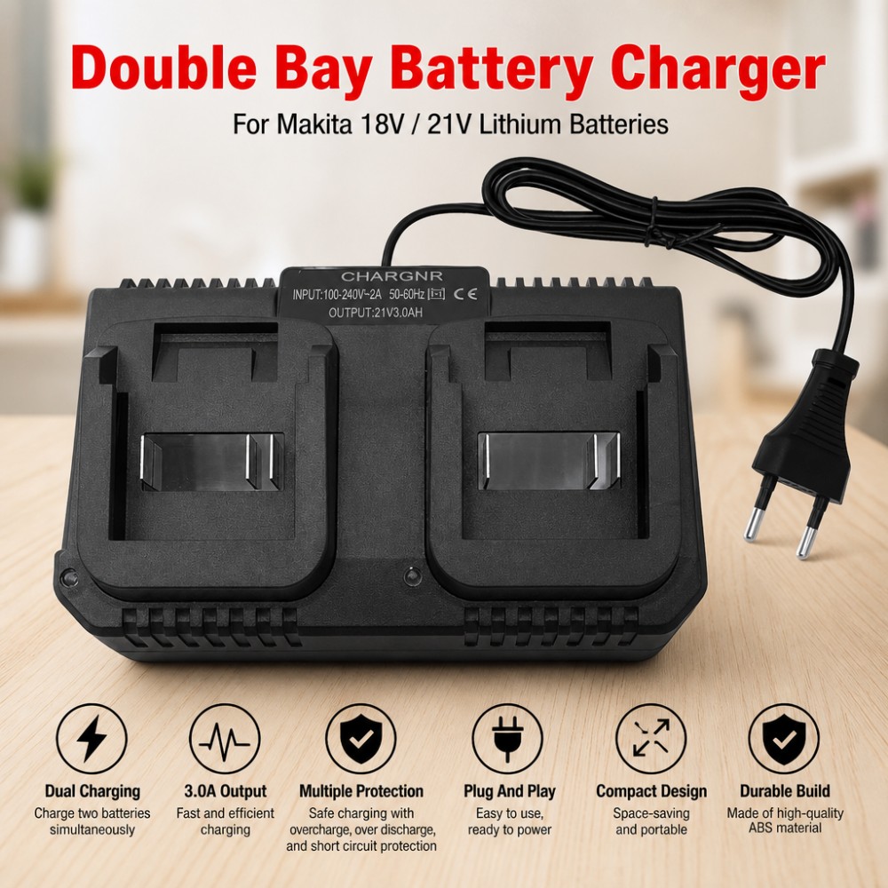 Dual Slot Charger 18V 21V Li-i - Brushless Cordless Electric Drill 18V 评论和价格