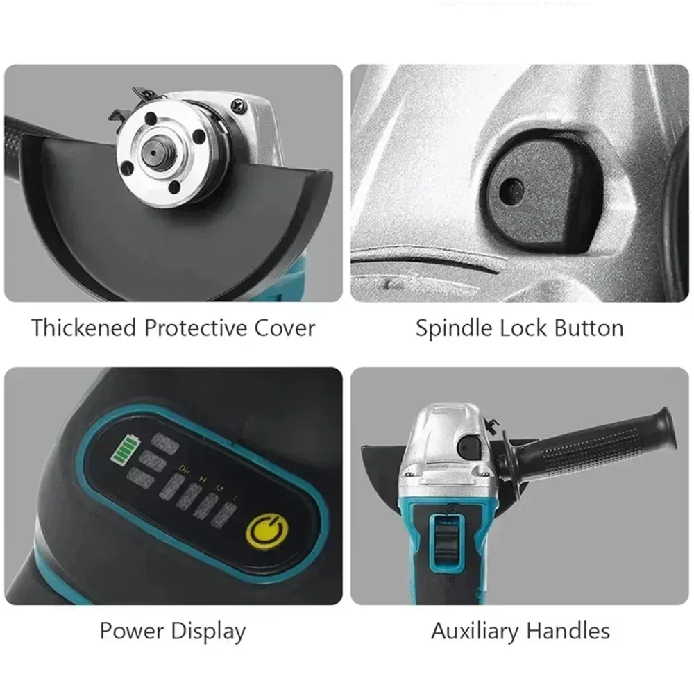 Makita DGA404 125mm Brushless  - Brushless Angle Grinder Battery Powered 评论和价格