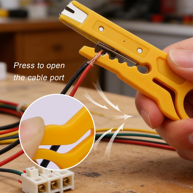 10/1PCS Portable Mini Wire Str - Automatic Wire Stripper Cutter 评论和价格