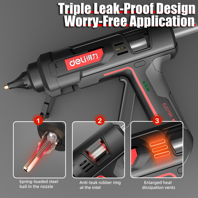 DELI 300W Hot Melt Glue Gun DI - Hot Melt Glue Gun Cordless 评论和价格