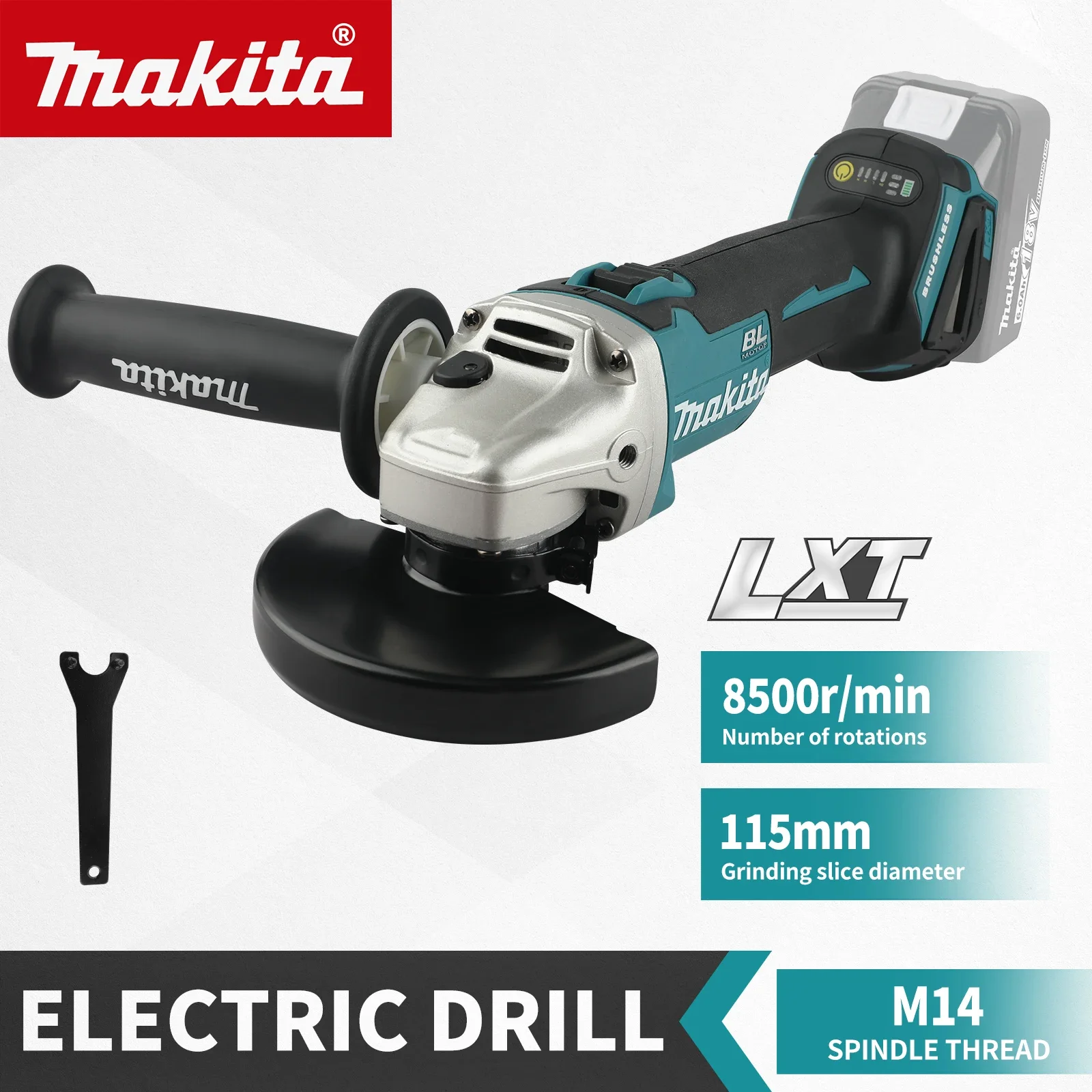 Brushless Lithium Electric Ang - Brushless Angle Grinder Battery Powered 评论和价格
