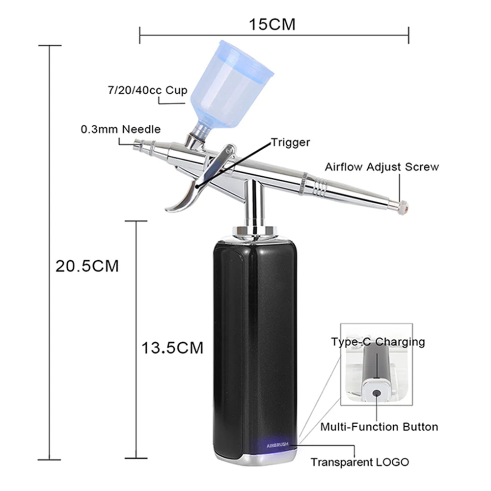 Rechargeable Airbrush Compress - Airbrush Kit With Mini Compressor 评论和价格
