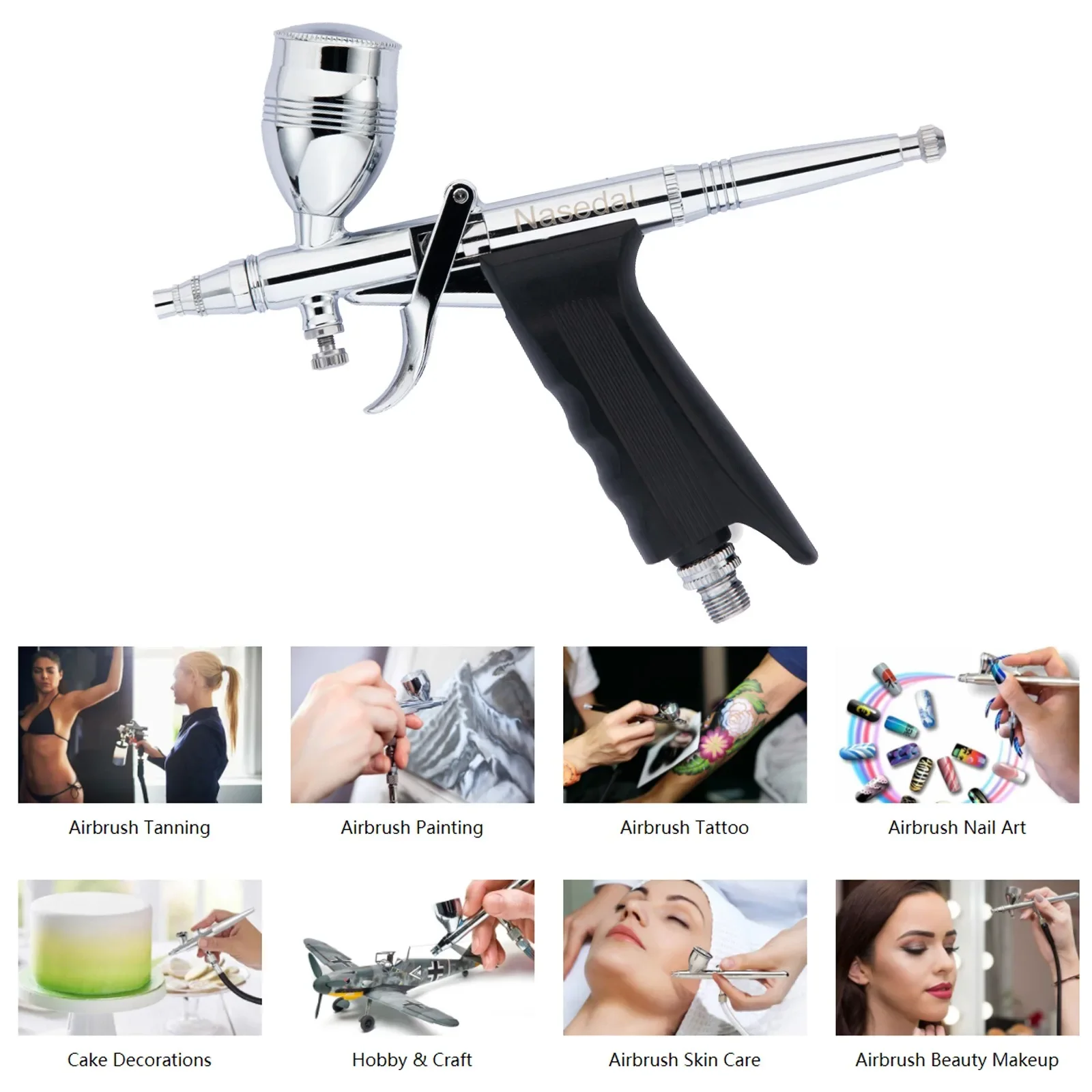 Nasedal Airbrush Air Compresso - Airbrush Kit With Mini Compressor 评论和价格