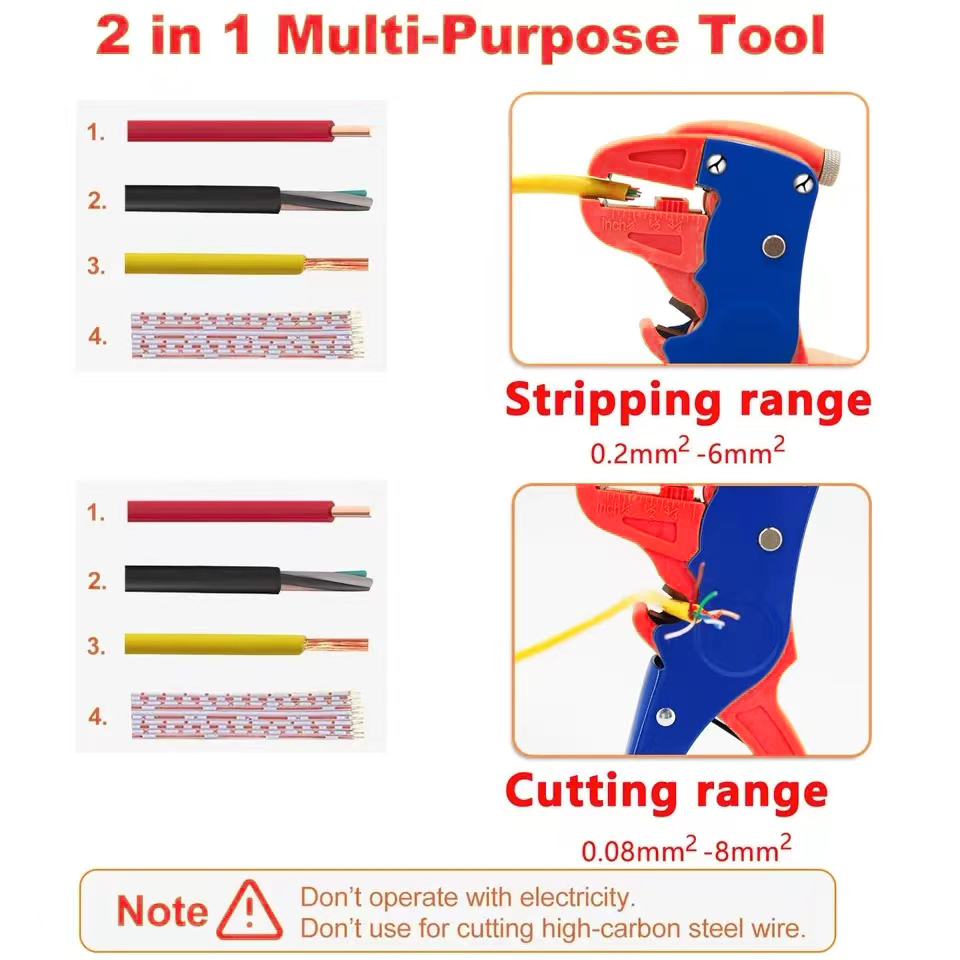 Automatic 2 in 1 Wire Stripper - Automatic Wire Stripper Cutter 评论和价格