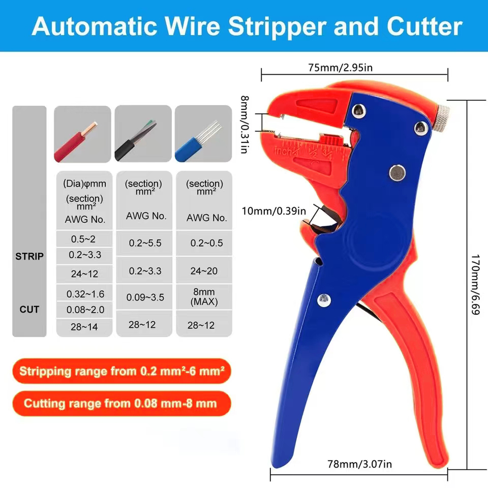 Automatic 2 in 1 Wire Stripper - Automatic Wire Stripper Cutter 评论和价格