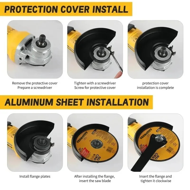 Vesmatity DCG406 Brushless Ang - Brushless Angle Grinder Battery Powered 评论和价格